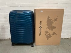 SAMSONITE PROXIS HARDSHELL SUITCASE IN PETROL BLUE - RRP £419