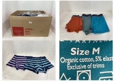 BOX OF ASSORTED JOHN LEWIS ADULTS CLOTHING TO INCLUDE JOHN LEWIS JLP JERSEY SLUB GREEN SIZE XLARGE