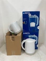 6 X ASSORTED KICTHEN ITEMS TO INCLUDE BRITA GLASS WATER FILTER JUG