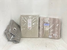 3 X ASSORTED JOHN LEWIS HOME ITEMS TO INCLUDE JOHN LEWIS TEXTURED & DECORATIVE COTTON DOUBLE DUVET COVER SET