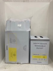 JOHN LEWIS SOFT TOUCH WASHABLE DUVET (DOUBLE 200X200 4.5 TOG) TO INCLUDE JOHN LEWIS SOFT TOUCH WASHABLE DOUBLE DUVET