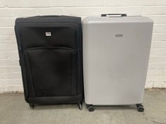 JOHN LEWIS MELBOURNE 66CM 4-WHEEL SUITCASE TO INCLUDE JOHN LEWIS ATLANTA 66CM 4 WHEEL SUITCASE IN GREY-RRP £189