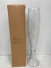 12 X STONE THE CROWS LARGE GOBLET VASE - HEIGHT 58CMS - TOTAL RRP £336