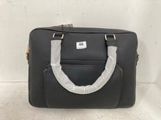 STACKERS PLAIN MULTI WEAR LAPTOP HANDBAG IN BLACK