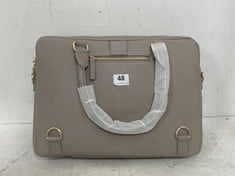 STACKERS PLAIN MULTI WEAR LAPTOP HANDBAG IN TAUPE