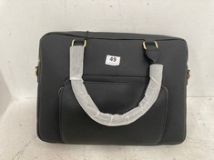 STACKERS PLAIN MULTI WEAR LAPTOP HANDBAG IN BLACK