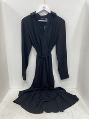 RALPH LAUREN LAUREN ROWELLA BLACK DRESS SIZE 14 - RRP £259