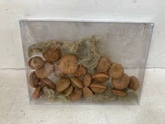 30 X STONE THE CROWS BOX OF ACORN FRUITS - LNG 27CM - TOTAL RRP £300