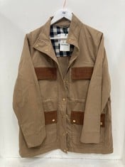 BARBOUR MAEVE UTILITY JACKET IN HAZELNUT SIZE 14 - RRP £159