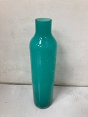 36 X STONE THE CROWS EXTRA SMALL TEAL VASE - HIEGHT 30CMs - TOTAL RRP £360