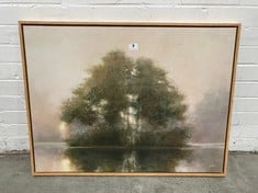 JOHN LEWIS JULIA PURINTON 'LAKE DAWN' FRAMED CANVAS PRINT - RRP £120