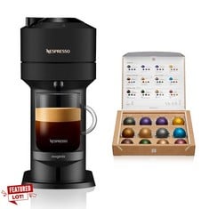 NESPRESSO VERTUO NEXT AUTOMATATIC POD COFFEE MACHINE - BLACK - -RRP £150.00