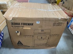 GEORGE FOREMAN XL CHARCOAL BBQ - MODEL NO. GFCSBBQXL - RRP £179 (ZONE 2)