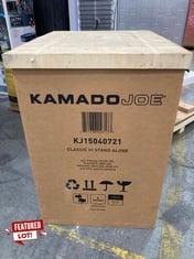 KAMADOJOE CLASSIC JOE GRILL SERIES 3 STANDALONE GRILL - MODEL NO. KJ15040721 - RRP £1899 (ZONE 1) (KERBSIDE PALLET DELIVERY)