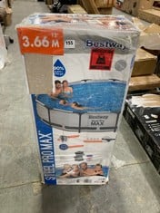 BESTWAY STEEL PRO MAX 3.6M ABOVE GROUND SWIMMING POOL SET - ITEM NO. 56416 (ZONE 2)