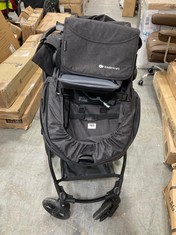 KINDERKRAFT MOOV 3 IN 1 TRAVEL SYSTEM IN DARK GREY - RRP £259 (ZONE 2)