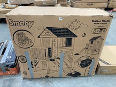 SMOBY HOUSE ON STILTS GARDEN PLAYHOUSE - RRP £375 (ZONE 2)