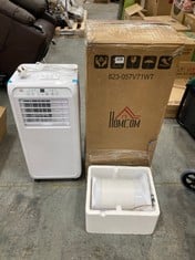 HOMCOM 3 IN 1 PORTABLE AIR CONDITIONER IN WHITE - MODEL NO. 823-057V71WT - RRP £253 (ZONE 2)