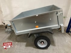 TRIGANO SMALL CAR TRAILER - FULLY BUILT - RRP £480 (ZONE 1) (KERBSIDE PALLET DELIVERY)