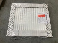 STELRAD ELITE TYPE K2 RADIATORS IN WHITE APPROX 600 X 700MM - RRP £125 (ZONE 3)