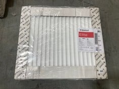 STELRAD ELITE TYPE K2 RADIATORS IN WHITE APPROX 600 X 700MM - RRP £125 (ZONE 3)