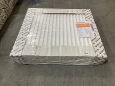 STELRAD COMPACT TYPE K2 RADIATOR IN WHITE APPROX 600 X 700MM - RRP £126 (ZONE 3)