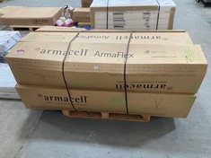 PALLET OF ARMACELL CLASS O FOAM PIPE INSULATION WALL - MODEL NO. AF-CO-19X012 (ZONE 3) (KERBSIDE PALLET DELIVERY)