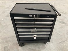 ADVANCED 6 DRAWER TOOL CABINET IN BLACK - ITEM CODE. 570413 - RRP £369 (ZONE 3)