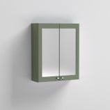 CLASSIQUE 600MM MIRROR CABINET SATIN GREEN - PRODUCT CODE: CLA817 - RRP £325 (ZONE 1)