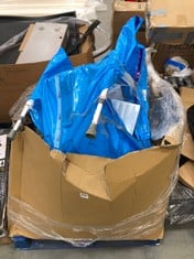 PALLET OF ASSORTED ITEMS TO INCLUDE TOILET FRAME IN WHITE (ZONE 5) (KERBSIDE PALLET DELIVERY)