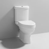 NUIE IVO CLOSE COUPLED TOILET TO INCLUDE SEAT - TOTAL LOT RRP £270 (ZONE 1)