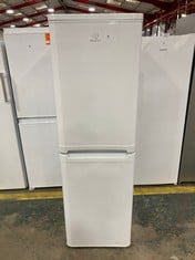 INDESIT FREESTANDING 50/50 FRIDGE FREEZER IN WHITE - MODEL NO. IBD5517WUK1 - RRP £349 (ZONE 1)