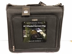 LONDON FOG 44" WHEELED GARMENT BAG BUCKINGHAM BLACK STYLE#1453 RRP- £202.50