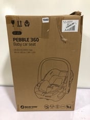 MAXI-COSI PEBBLE 360 BABY CAR SEAT 0M-15M RRP- £210