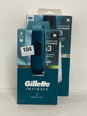 2 X GILLETTE INTIMATE TRIMMERS I3 & I5