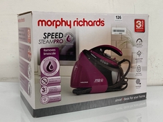 MORPHY RICHARDS SPEED STEAM PRO STEAM GENERATOR IRON MODEL NO-332102 RRP- £249.99