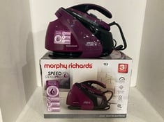 MORPHY RICHARDS SPEED STEAM PRO STEAM GENERATOR IRON MODEL NO-332102 RRP- £249.99