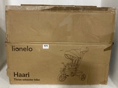 LIONELO HAARI 2-IN-1 KIDS 3 WHEEL BICYCLE & STROLLER IN THE COLOUR NAVY-RRP £105