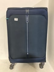 SAMSONITE POPSODA 4- WHEEL 78CM SUITCASE IN COLOUR DARK BLUE- £235