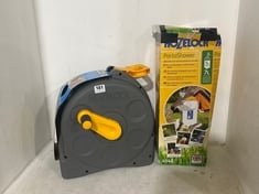 HOZELOCK 25M REEL WITH HOSE TO INCLUDE HOZELOCK ULTIMATE LEISURE PRESSURE SPRAYER