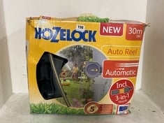 HOZELOCK 30M AUTO REEL AUTOMATIC REWIND WALL MOUNTED HOSE REEL