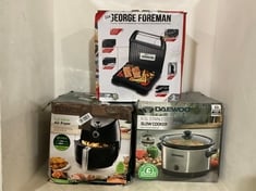 3 X ASSORTED COOKING GADGETS TO INCLUDE TOWER 4.3L AIR FRYER IN BLACK