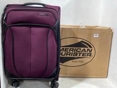 AMERICAN TOURISTER 4 KIX 2.0 SOFTSIDE EXPANDABLE LUGGAGE IN PURPLE ORCHID