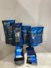 ASSORTMENT OF SPORTSWEAR TO INCLUDE MITRE AIRCELL CARBON SLIP SHINGUARD