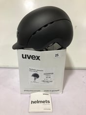 UVEX REITHELM ELEXXION HELMET MATT BLACK SIZE M-L RRP- £157.50