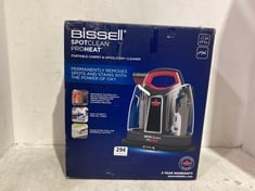 BISSELL SPOT CLEAN PROHEAT PORTABLE CARPET AND UPHOLSTERY CLEANER - RRP £140