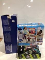 3 X ASSORTED KIDS TOYS TO INCLUDE VTECH MY BUSY WORKBENCH