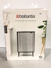 BRABANTIA BO TOUCH BIN HI 60L IN BLACK - RRP £190