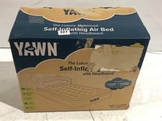 YAWN AIR THE LUXURY SELF INFLATING AIR BED WITH HEADBOARD DOUBLE