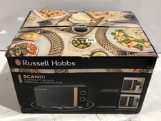 RUSSELL HOBBS SCANDI COMPACT MANUAL MICROWAVE MODEL NO-RHMM713B-N